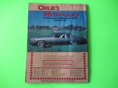 VINTAGE FIRME VOL 1 # 2 MAGAZINE CHICANO LIFE STYLE LOWRIDER
