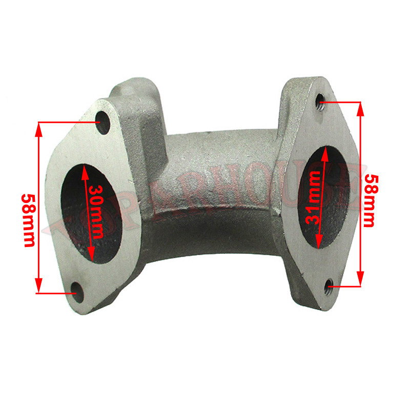 Manifold Intake Pipe For Zongshen Z190 190cc Pit Dirt Bike Engine