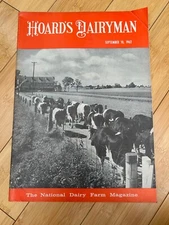 SEPT 10 1962 HOARD'S DAIRYMAN DAIRY FARM MAGAZINE CHORE BOY NEWS