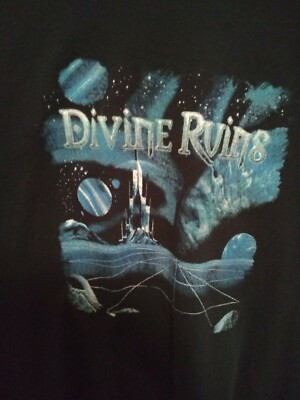 Divine Ruins Heavy Metal Unique Concert Shirt Size L Short Sleeve 2012