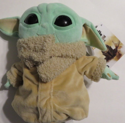 Disney Star Wars The Mandalorian The Child Grogu Baby Yoda Plush Stuffed Toy 8''