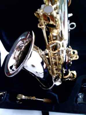JAS-1100SG alto saxophone nickel gold-plated keys, professional