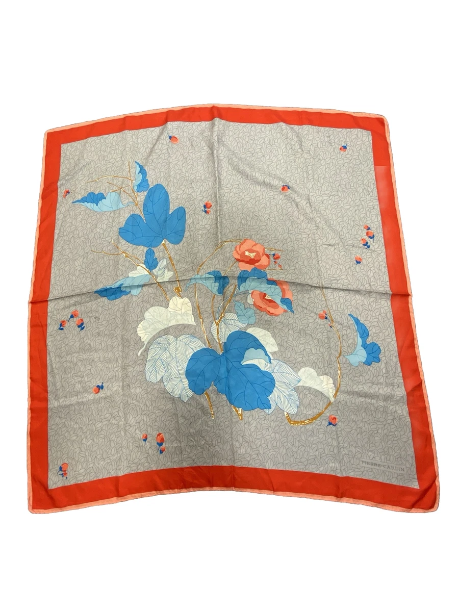 Carré Vintage Pierre Eiman Italy - Dimensions 34x34 Pouces, Motifs Rayures Et Nœuds Marins, Jamais Utilisé