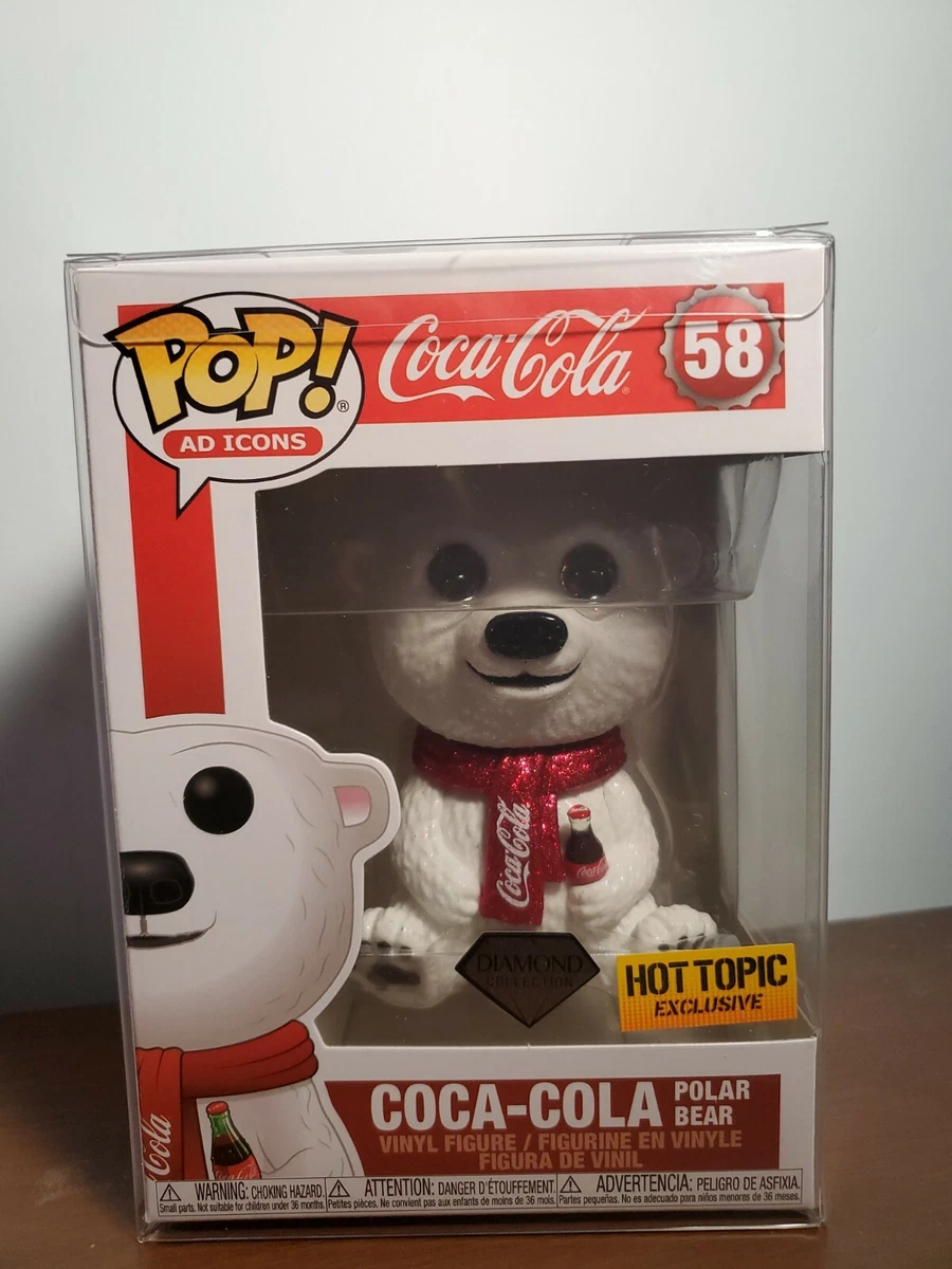 FUNKO ICONS COCA COLA BEAR#58 HOT TOPIC DIAMOND EXCLUSIVE W/POP | eBay