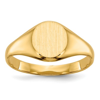 14K Gelbgold Siegelring mit individueller Gravur Handarbeit personalisiert Monogramm...