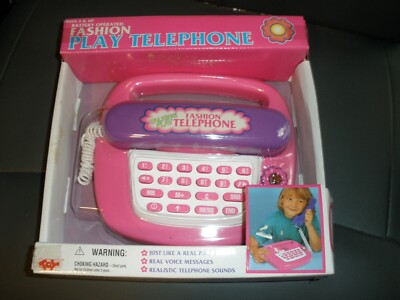 NEW Vintage 1997 Talking Play Fashion Telephone by 200 Toy Inc