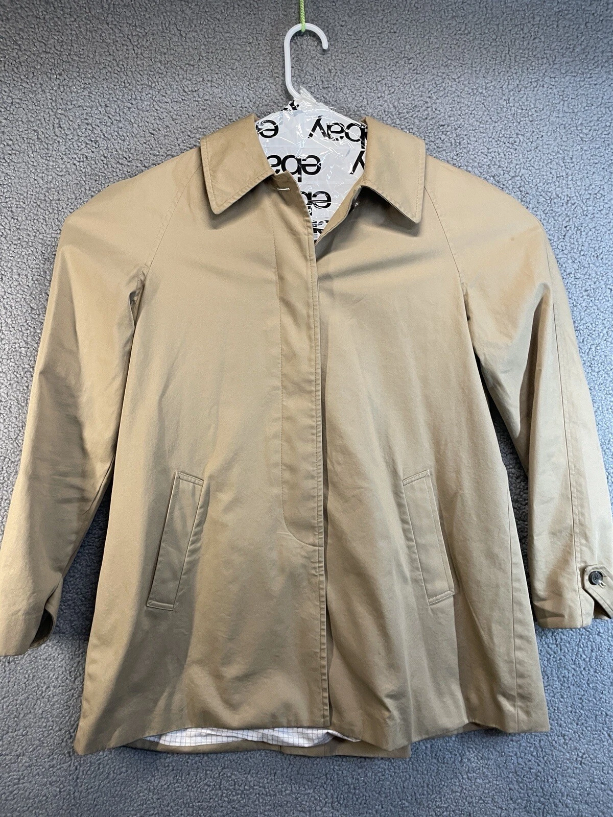 VETEMENTS Cappotto foderato da donna cachi sopra il ginocchio American Living con cintura