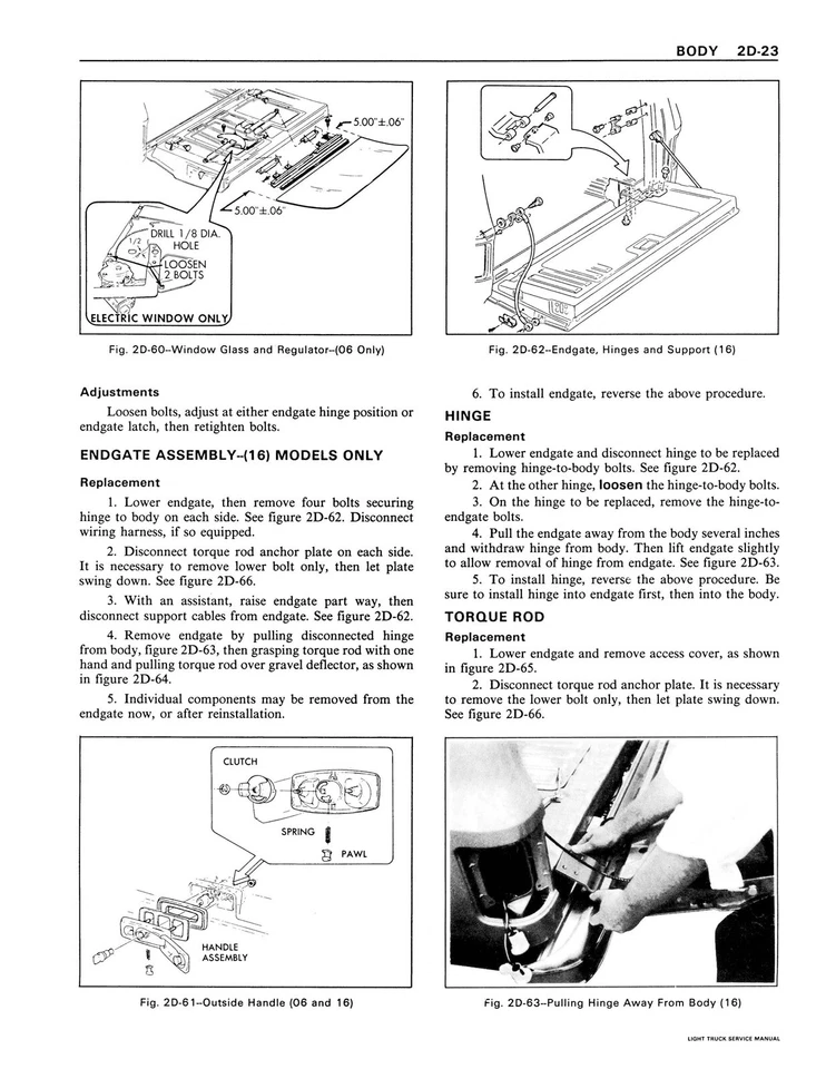 Chevrolet 1980 camión ligero manual de servicio Foto 3 de 4