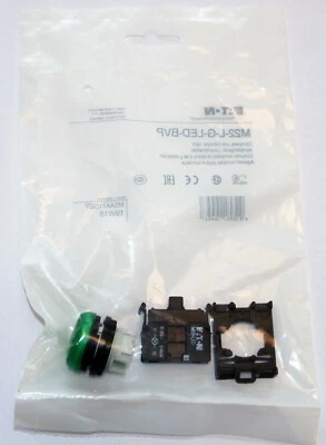 EATON EATON LEUCHTMELDER LEUCHTMELDER Eaton Leuchtmelder Grün Typ M22-L-G-LED-BVP 110927 MSAA110927