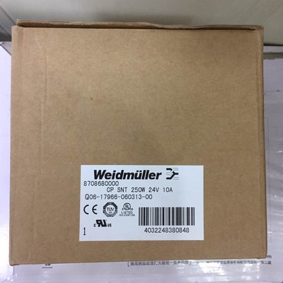 New 8708680000 CP SNT 250W 24V 10A For Weidmuller Power   #A6-33*