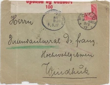 1917 British Occupation of Outjo to a POW in Windhoek, German South ... (HS1314)
