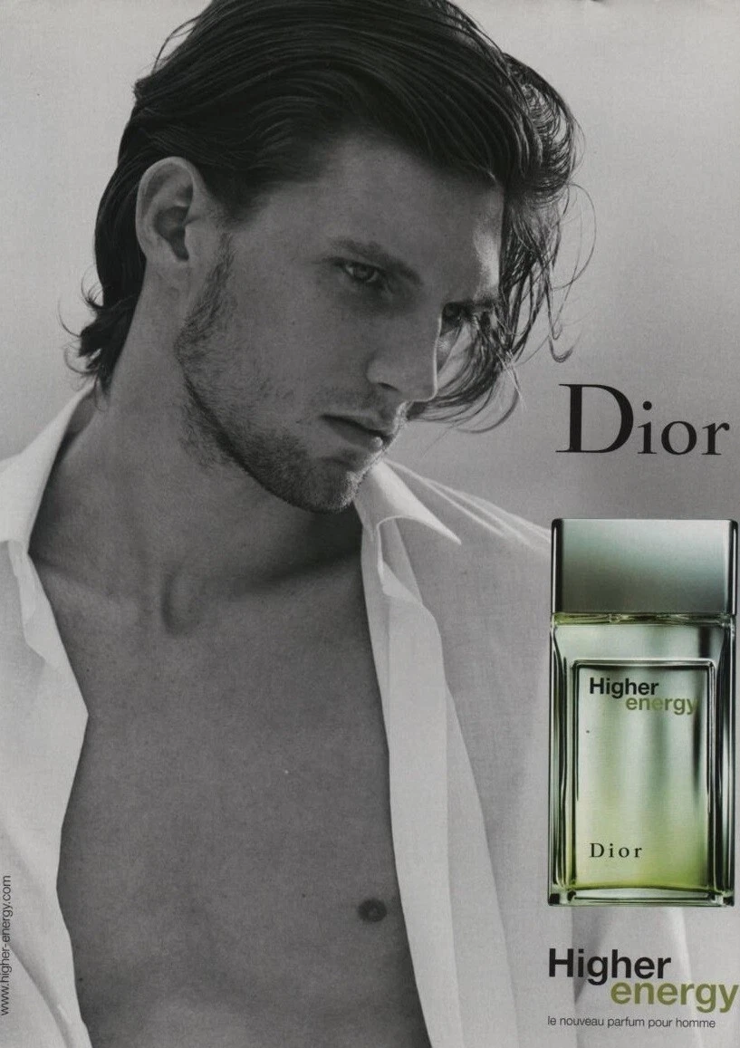 Publicité papier Parfum. Perfume ad. Dior higher Energy 2003