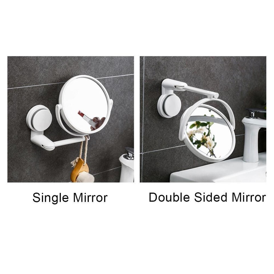 Hang Vacuum Suction Bath Mirrors Vanity Mirror Makeup Supplies Shave