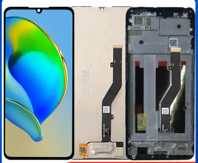For ZTE Blade V40 Vita LCD Display Touch Screen Digitizer Assembly Repair+Frame