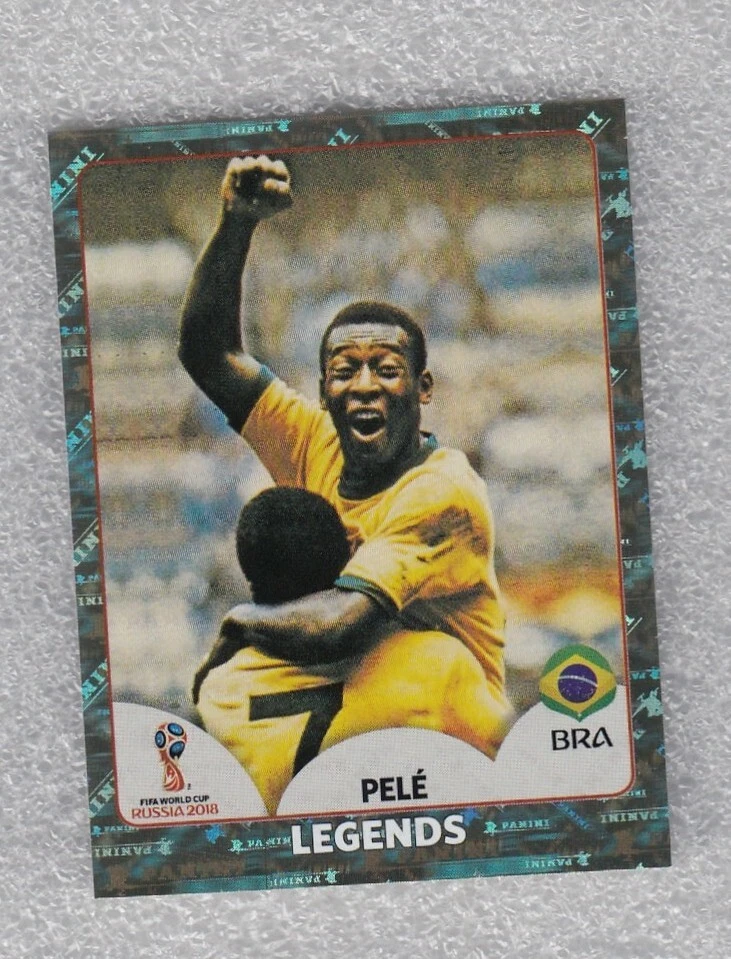 Sticker football PELE do Nascimento Brazil FIFA WC Russia 2018 Panini #680  | eBay