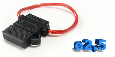 KFZ Sicherungshalter IP56 WASSERDICHT 2,5mm² max 40Ampere Flachsicherung