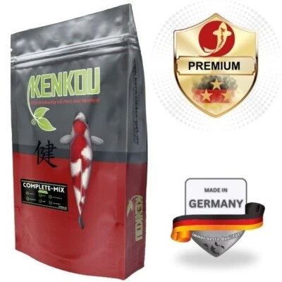 Koifutter 2 kg - KENKOU Complete-Mix - Teilsinkende 4,5+6mm Pellets für Teiche