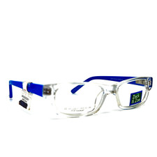 Zack & Zoe ZZ 03 COL 21 Crystal Clear Blue Square Kids Eyeglasses 45-16 130 mm