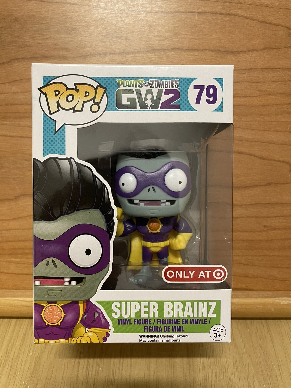 ¡Nuevo Funky Pop! Juegos Plants Vs. Zombies Garden Warfare 2 Super Brainz #79 En Muy Buen Estado