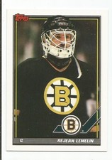 REJEAN LEMELIN 1991-92 TOPPS CARD FLAWLESS CONDITION