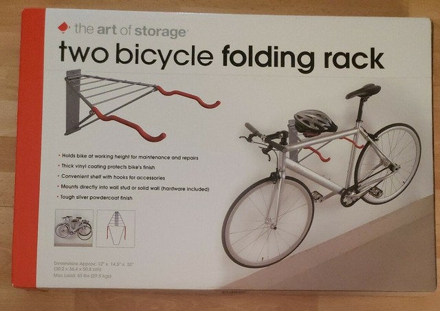 folding wall bike rack
