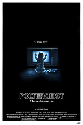 POLTERGEIST 1982 80s OFFICIAL ORIGINAL CINEMA ART MOVIE PRINT