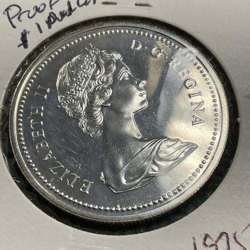 Canada 1975 Calgary Cowboy Specimen Silver Dollar Proof Condition - Picture 3 of 10