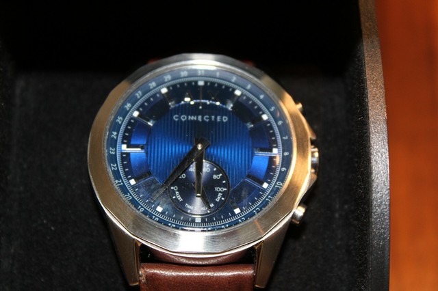 armani exchange connected hybrid men's watch