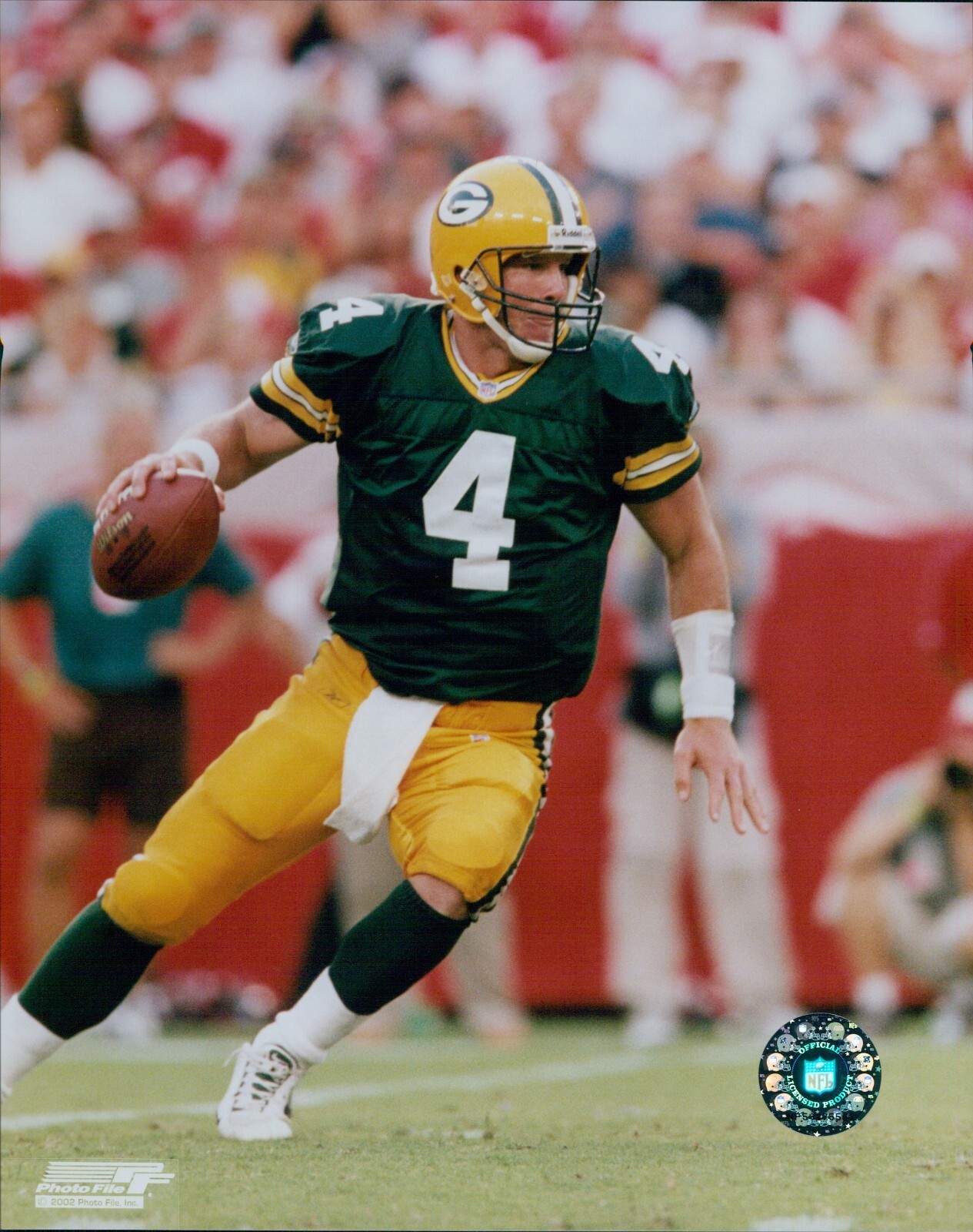 Brett Favre New Green Bay Packers NFL Licensed Unsigned Glossy 8x10 Photo H