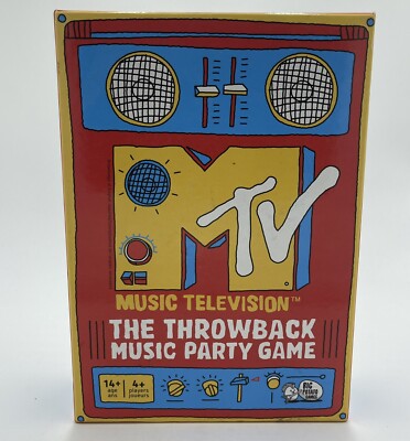 MTV THE THROWBACK MUSIC PARTY GAME 80's 90's 00's HITS FAMILY NIGHT FUN 