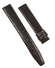 Genuine NOS Gucci 16mm x 14mm Lizard Grain Leather Brown Watch Band Strap