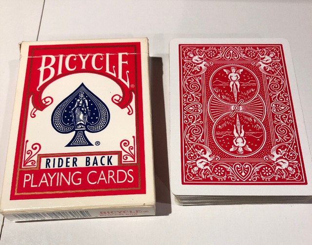 Bicycle 808 Playing Cards Rider Back Red eBay