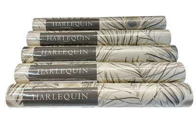 Harlequin Orlena Paloma Wallpaper Putty/Silver HPUT 111880 20.5