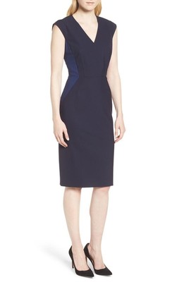 hugo boss navy dress
