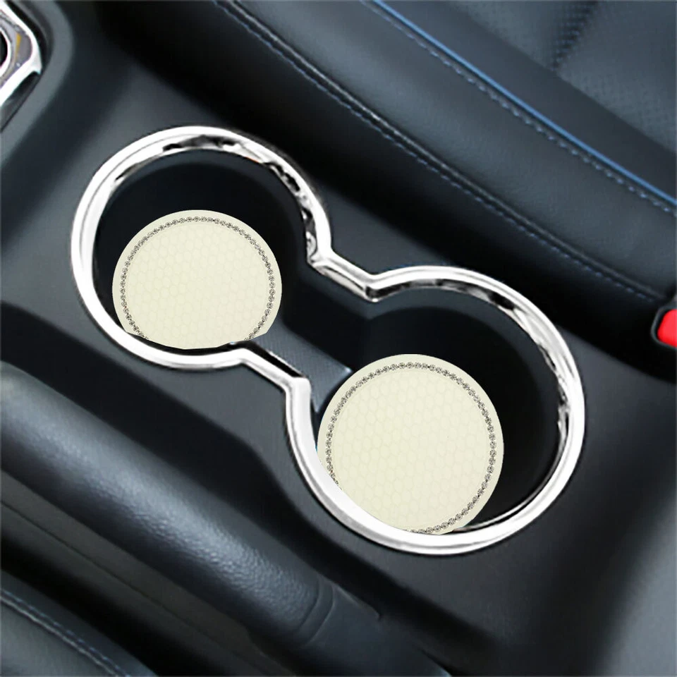 2 блестящих автомобильных подстаканника подставки коврики светящиеся в темноте автомобильные аксессуары - Изображение 3 из 4