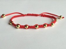 Unisex Fashion Charming Lucky Red String Braided Adjustable Shamballa Bracelet