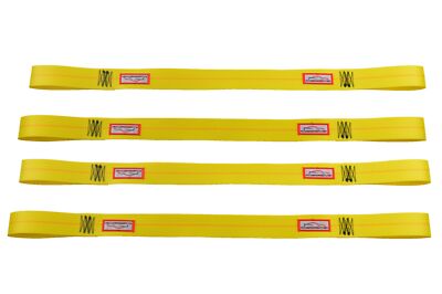 RACERDIRECT VEHICLE AXLE STRAPS ( 2 PAIRS ) 8,900 WORKING LOAD STRENGTH 36'' LONG