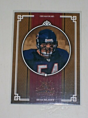 2005 Donruss Throwback Threads Gridiron Kings Bronze GK-3 Brian Urlacher 500 HOF