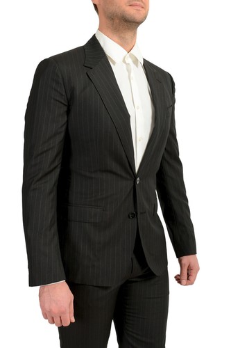 Dolce & Gabbana Men's "Sicilia" Black Wool Silk Two Button Suit US 38 IT 48 - Picture 5 of 13
