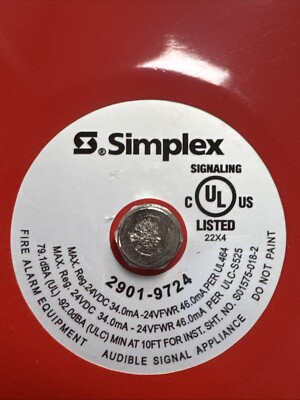 Simplex 2901-9724 10