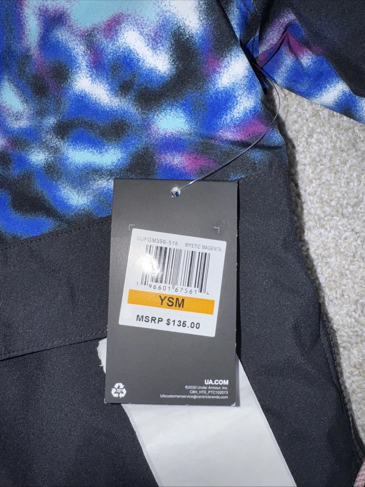 Chaqueta Parka Under Armour Niñas Grandes Jóvenes Cold Gear Media Cremallera Talla Juvenil Pequeña $135 Foto 3 de 4