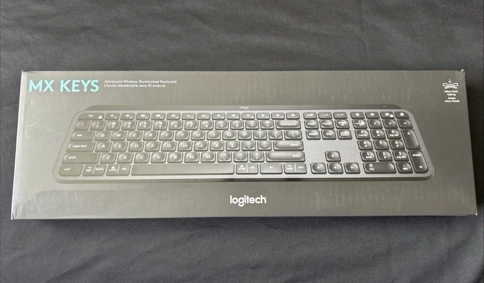 Logitech MX Keys Wireless Membrane Keyboard - New - Image 3 of 4