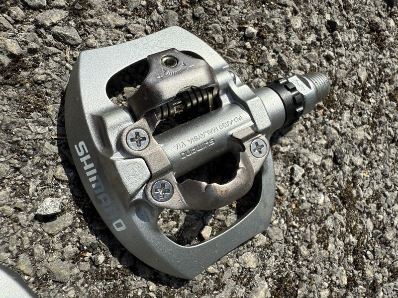 Shimano PD-A530 Clipless SPD MTB Bike Pedals Silver