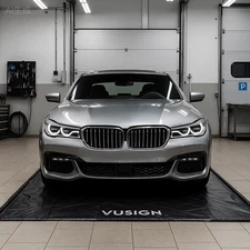 Containment Mat, 7'9"x16' Non-Slip Garage Floor Mat, Heavy Duty Waterproof Ga...