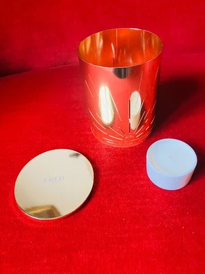 Photophore / Bougie parfumée FRED Joaillier – doré luxe – coffret complet - Photo 1/4