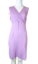 Vintage pink dress with lace trim size small