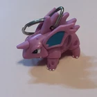 Vintage 1999 NIDORINO Pokemon Keychain Figure Nintendo Burger King Toy