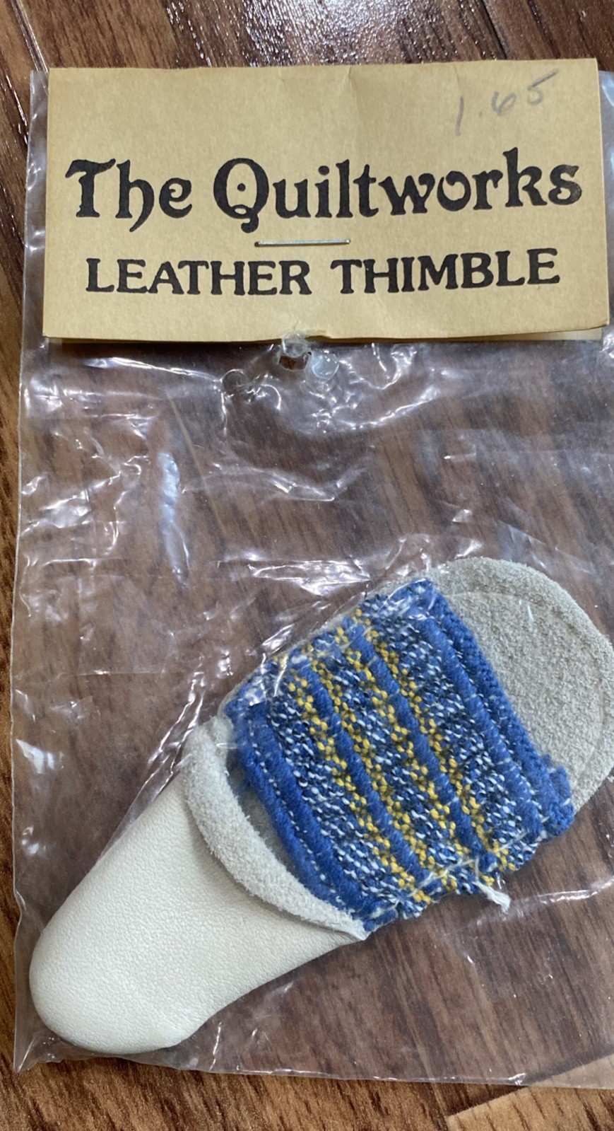 Leather Thimble -The Quilt works NEW In Package