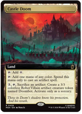 Castle Doom - Extended Art Marvel Super Heroes
