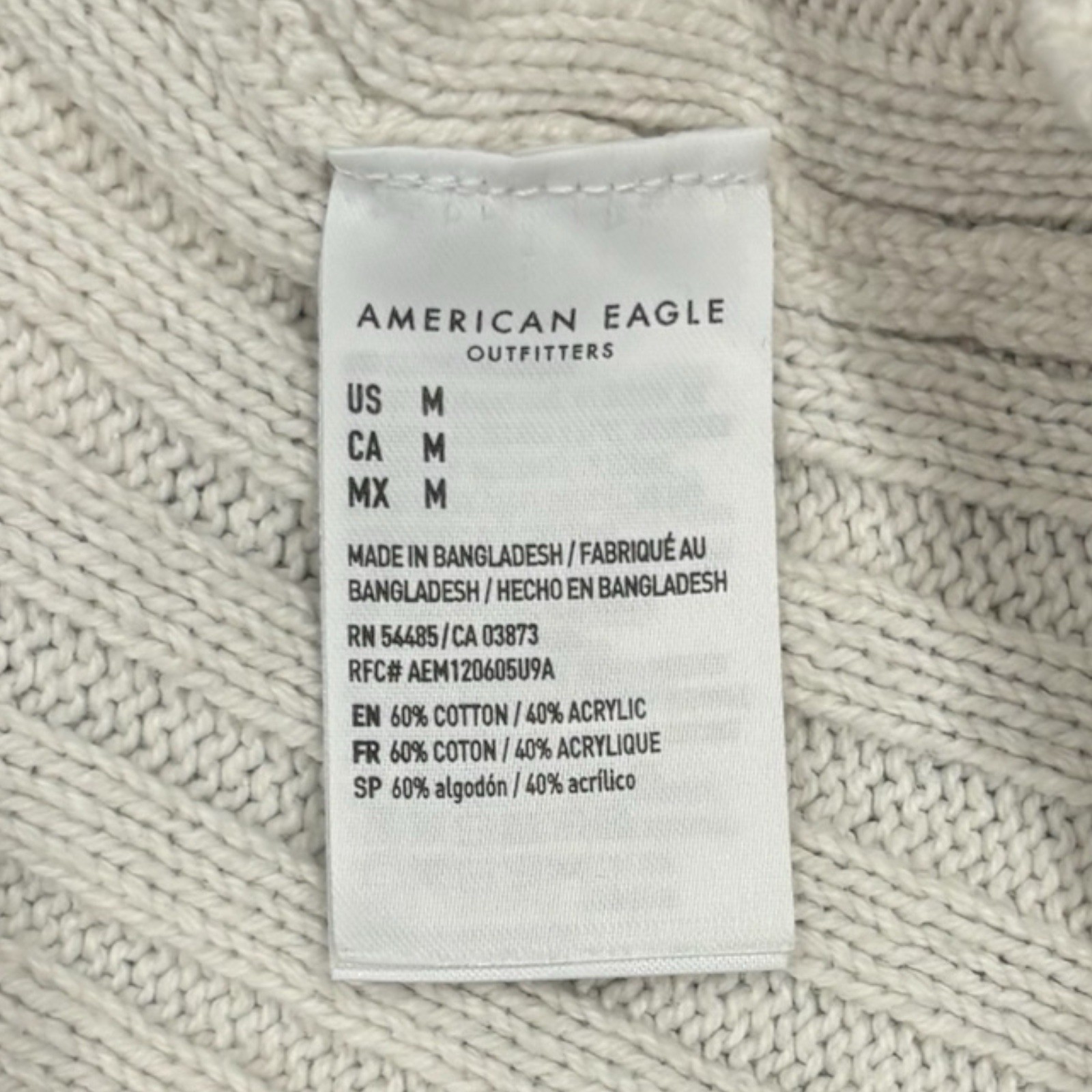 American Eagle Button Front Ribbed Cropped Cardig… - image 4